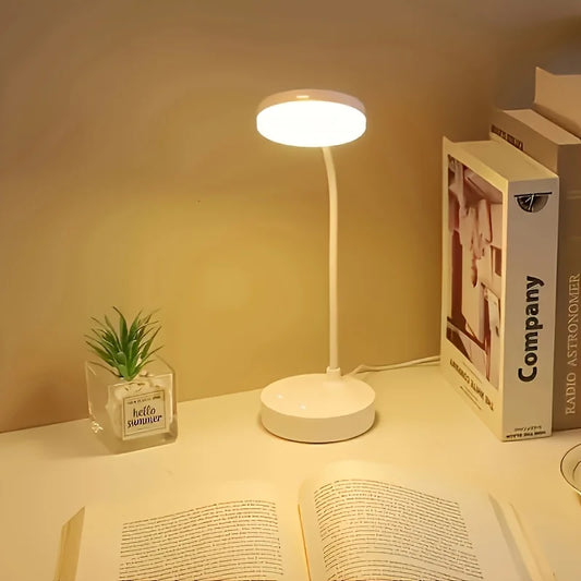LED Desk Lamp 3-Level Dimmable Touch Night Light USB Rechargeable